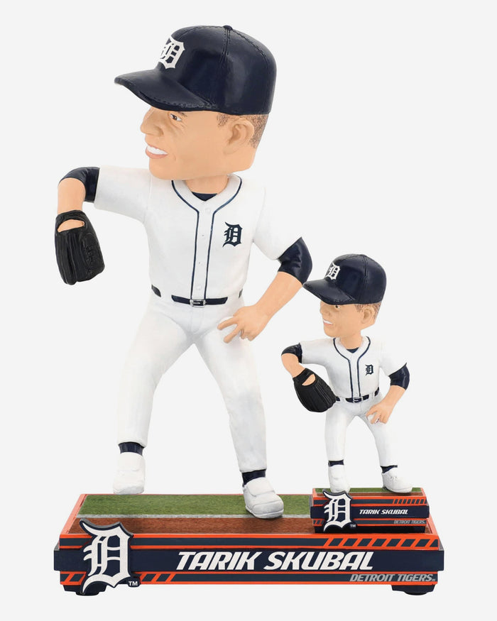 Tarik Skubal Detroit Tigers Magnetized Bobble Dubblz Bobblehead FOCO - FOCO.com