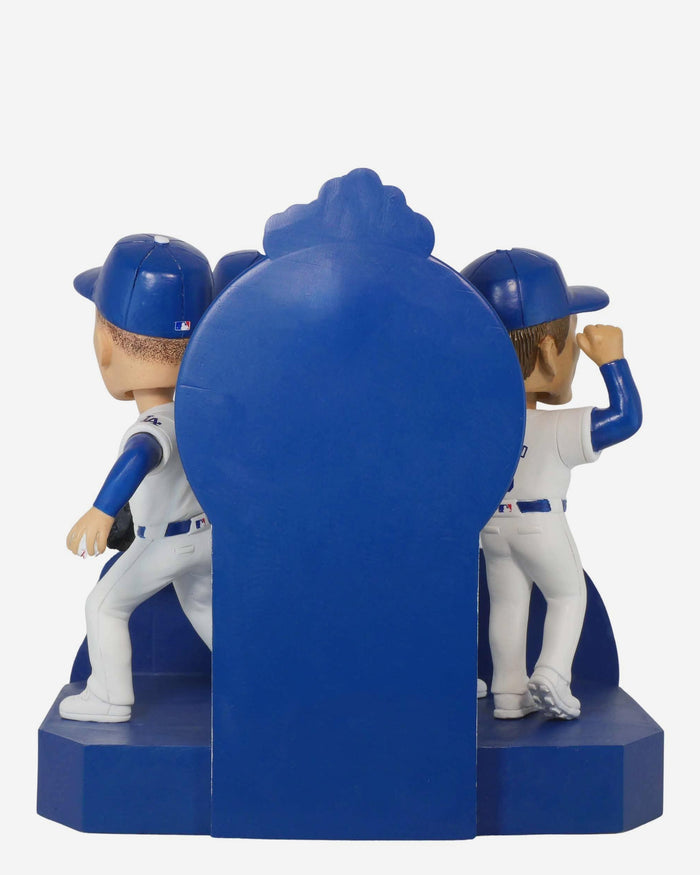 Los Angeles Dodgers 2025 National League Champions Pitchers Mini Bobblehead Scene FOCO - FOCO.com