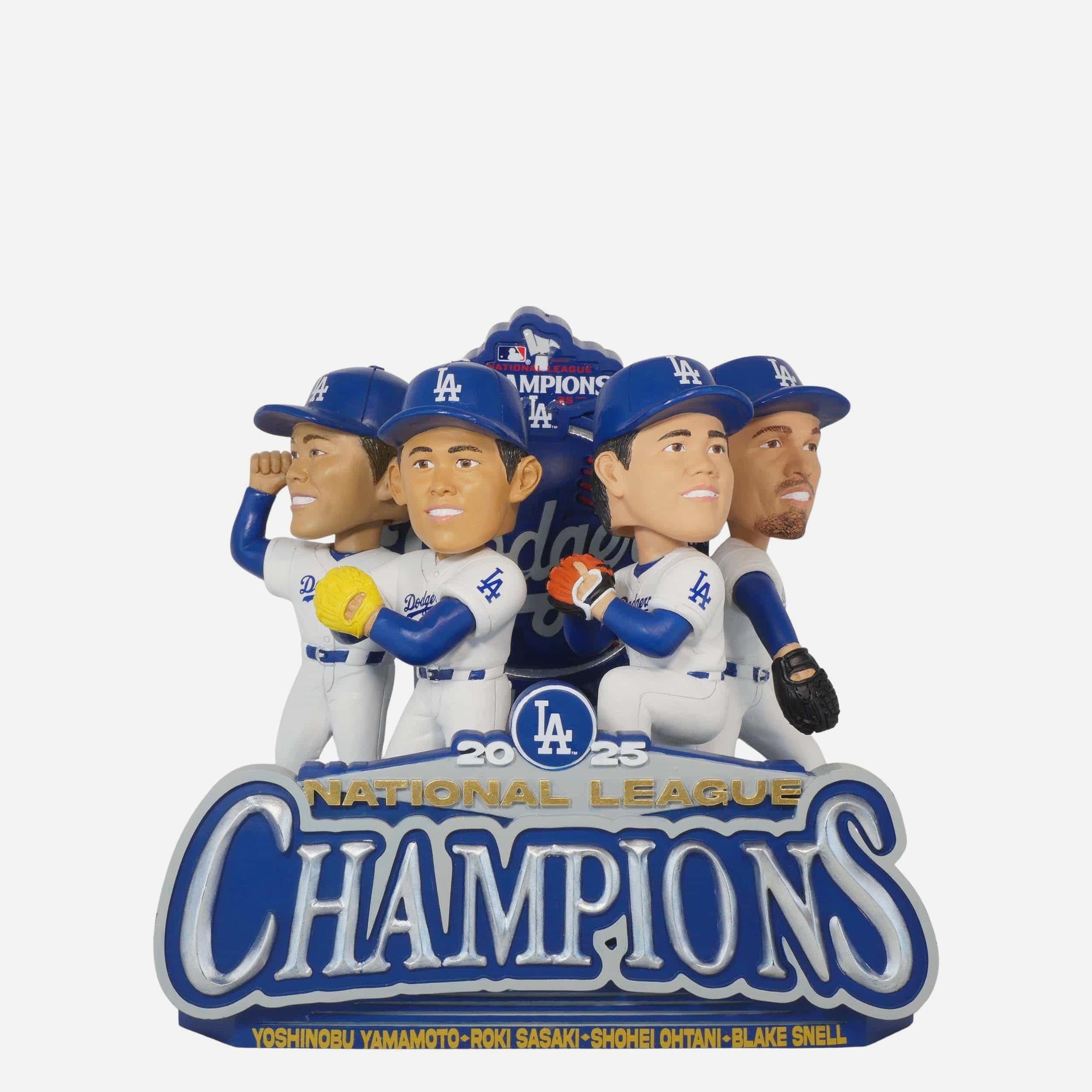 Los Angeles Dodgers 2025 National League Champions Pitchers Mini