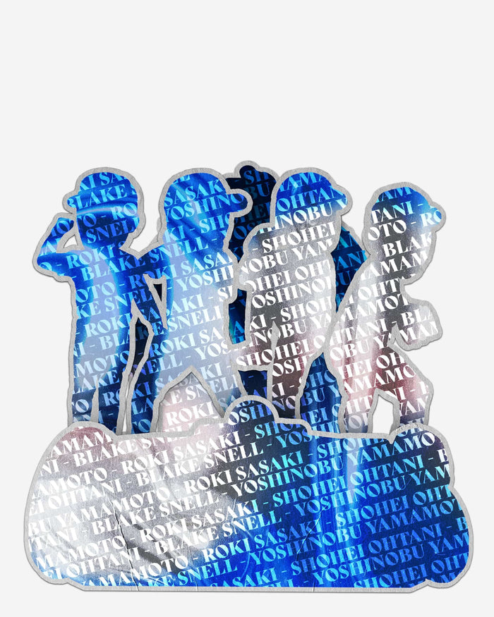 Los Angeles Dodgers 2025 National League Champions Pitchers Mini Bobblehead Scene FOCO - FOCO.com