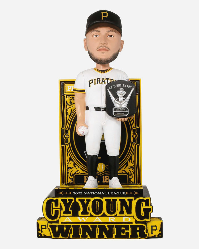 Paul Skenes Pittsburgh Pirates 2025 NL CY Young Award Bobblehead FOCO - FOCO.com