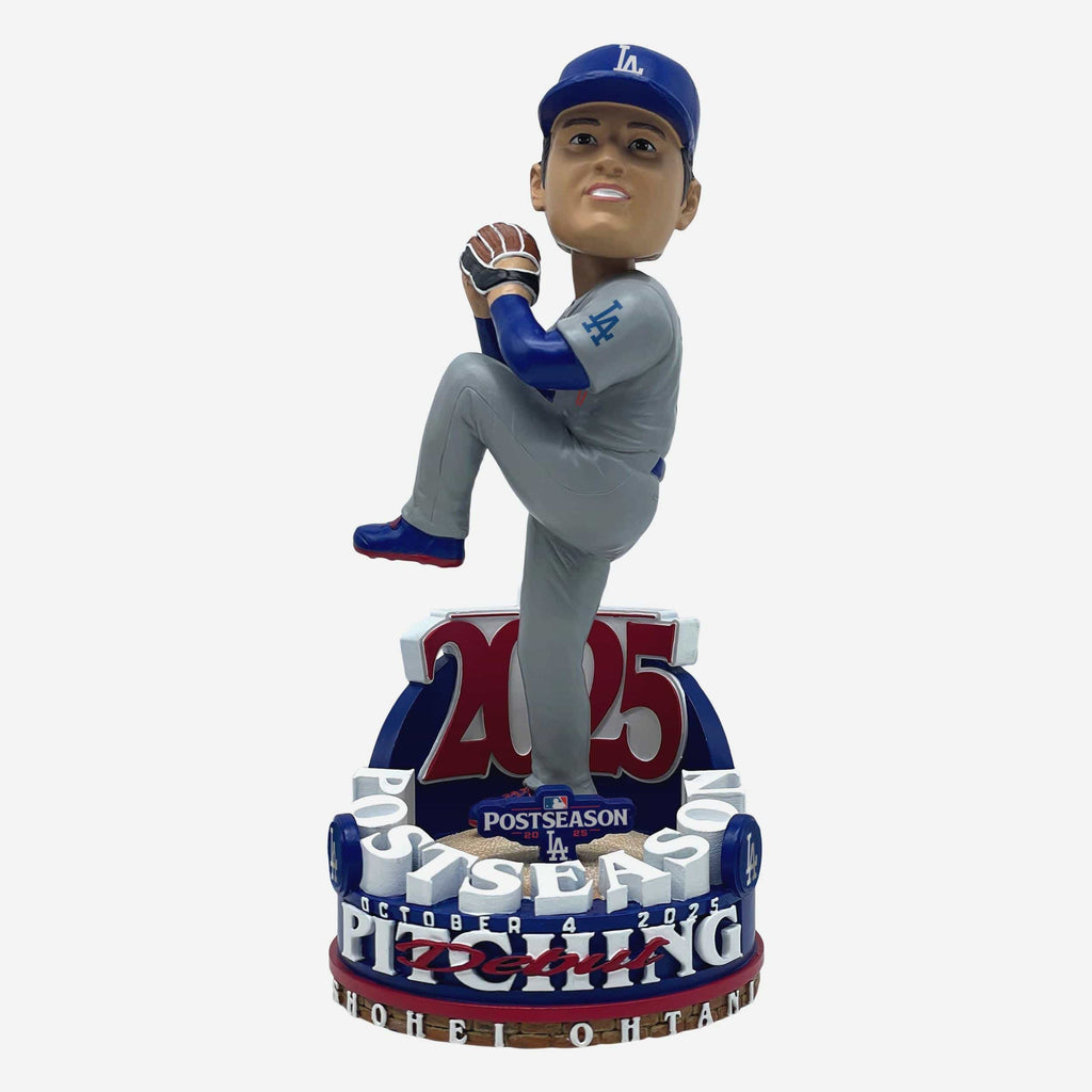 Shohei Ohtani Los Angeles Dodgers 2025 Postseason Pitching Debut Bobblehead FOCO - FOCO.com