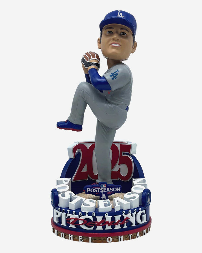 Shohei Ohtani Los Angeles Dodgers 2025 Postseason Pitching Debut Bobblehead FOCO - FOCO.com