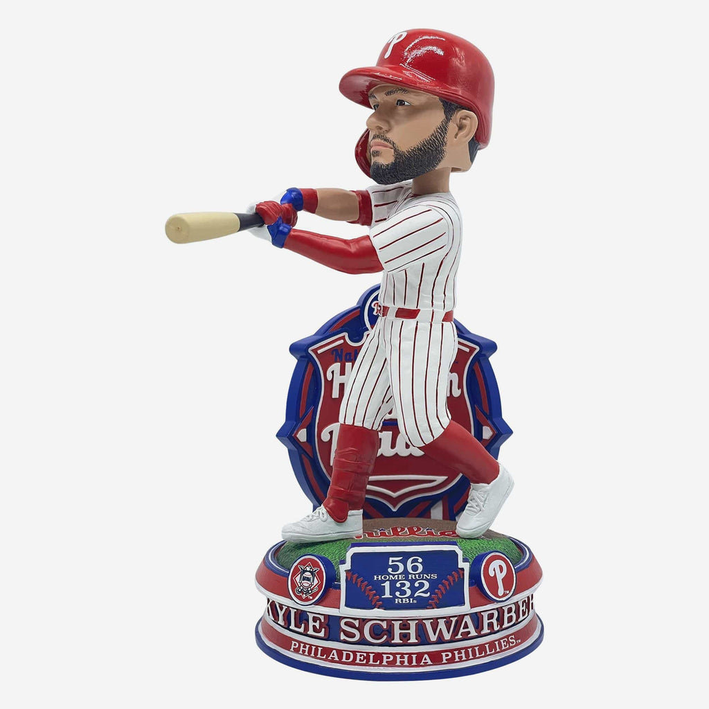 Kyle Schwarber Philadelphia Phillies 2025 National League Home Run & RBI Leader Bobblehead FOCO - FOCO.com