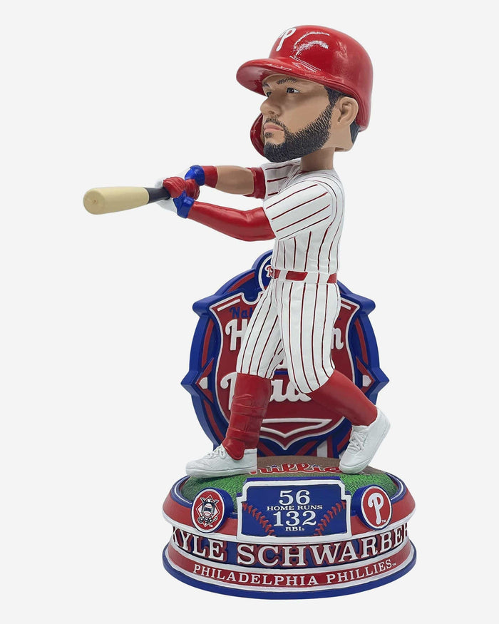 Kyle Schwarber Philadelphia Phillies 2025 National League Home Run & RBI Leader Bobblehead FOCO - FOCO.com