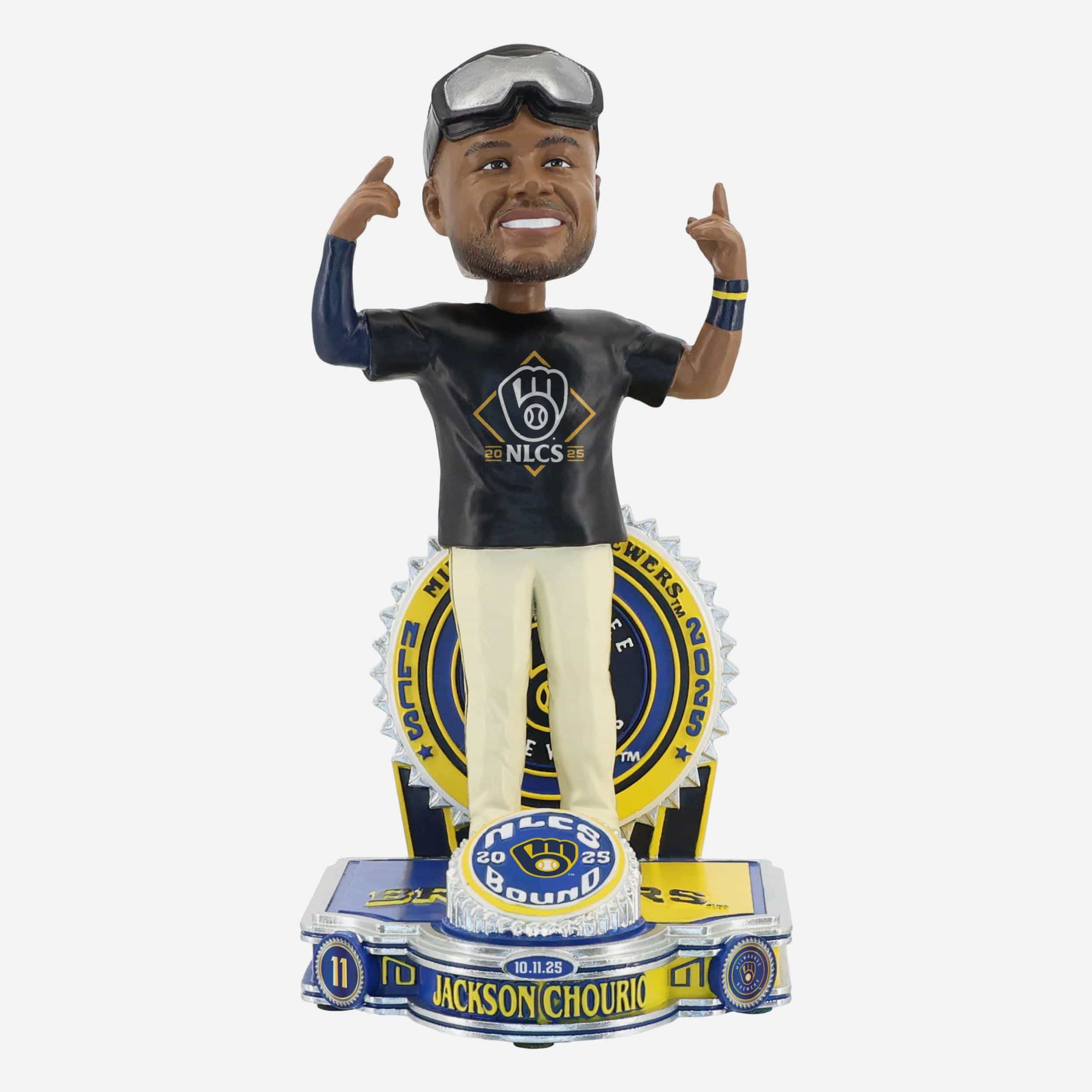 Jackson Chourio Milwaukee Brewers 2025 NLCS Playoff Bound