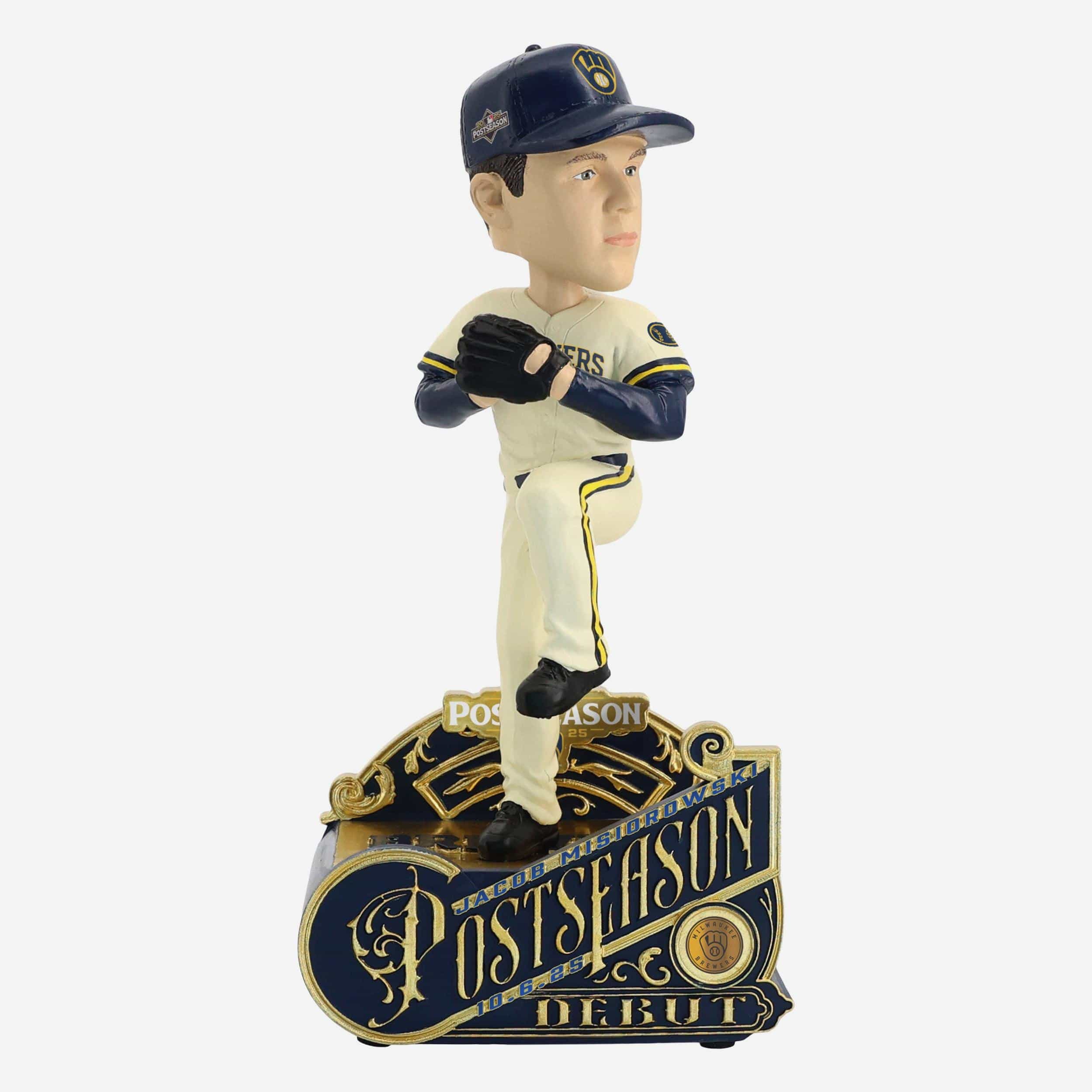 Jacob Misiorowski Milwaukee Brewers Postseason Debut Bobblehead FOCO