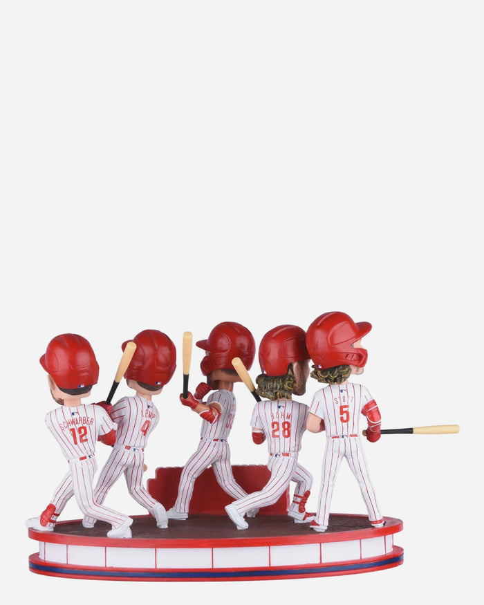Philadelphia Phillies Record 8 Home Run Game Mini Bobblehead Scene FOCO - FOCO.com