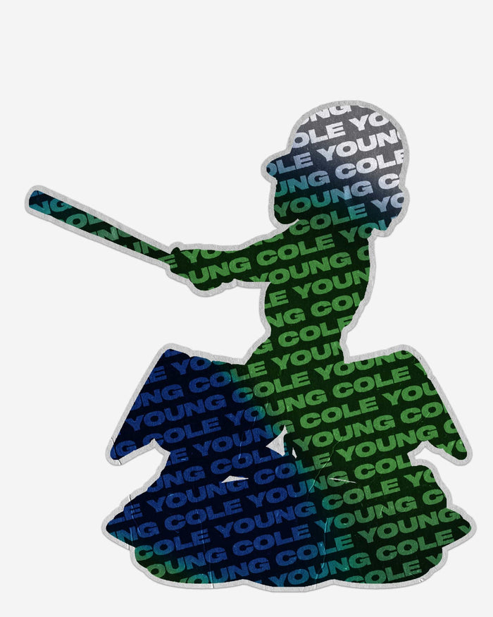 Cole Young Seattle Mariners Rookie Debut Walk-Off Bobblehead FOCO - FOCO.com