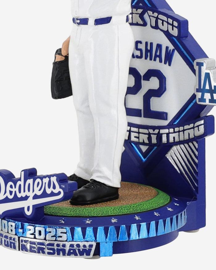 Clayton Kershaw Los Angeles Dodgers Retirement Bobblehead FOCO - FOCO.com