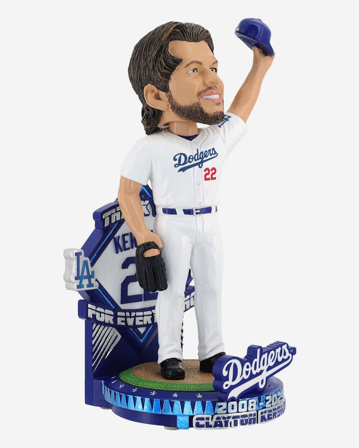Clayton Kershaw Los Angeles Dodgers Retirement Bobblehead FOCO - FOCO.com