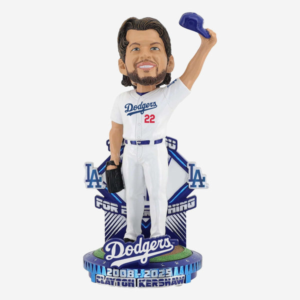 Clayton Kershaw Los Angeles Dodgers Retirement Bobblehead FOCO