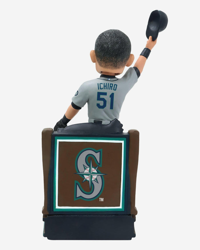 Ichiro Suzuki Seattle Mariners Number Retirement Bobblehead FOCO - FOCO.com