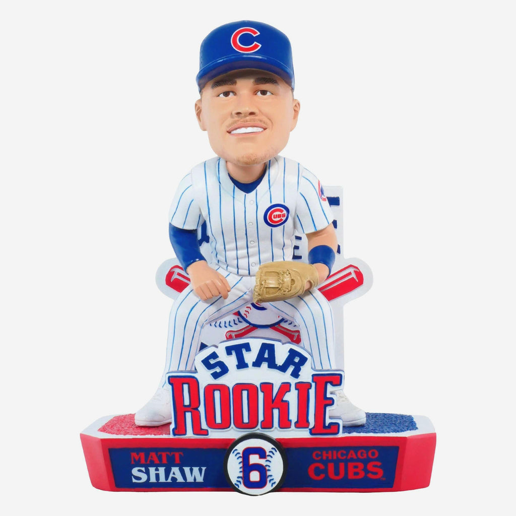 Matt Shaw Chicago Cubs Star Rookie Bobblehead FOCO - FOCO.com