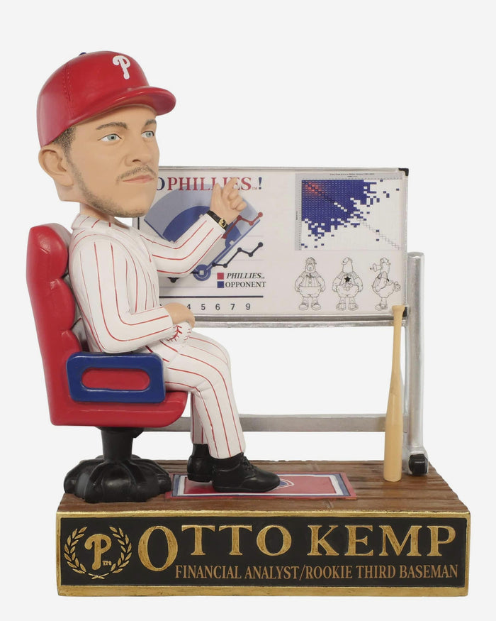 Otto Kemp Philadelphia Phillies Rookie Finance Guy Bobblehead FOCO - FOCO.com