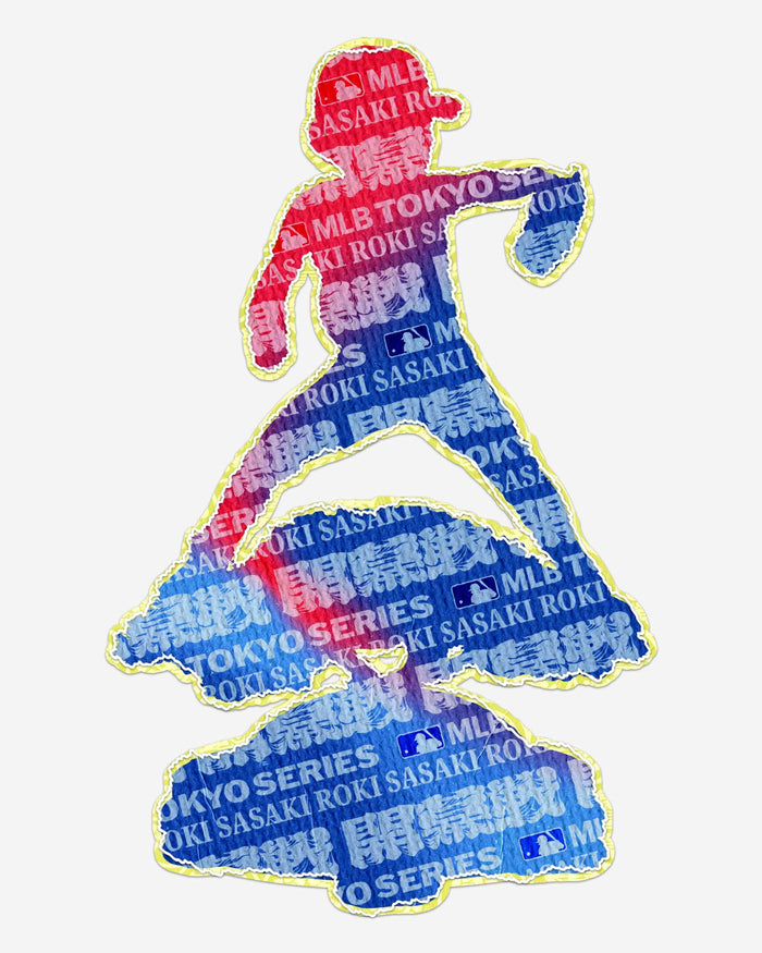 Roki Sasaki Los Angeles Dodgers Major League Debut Bobblehead FOCO - FOCO.com