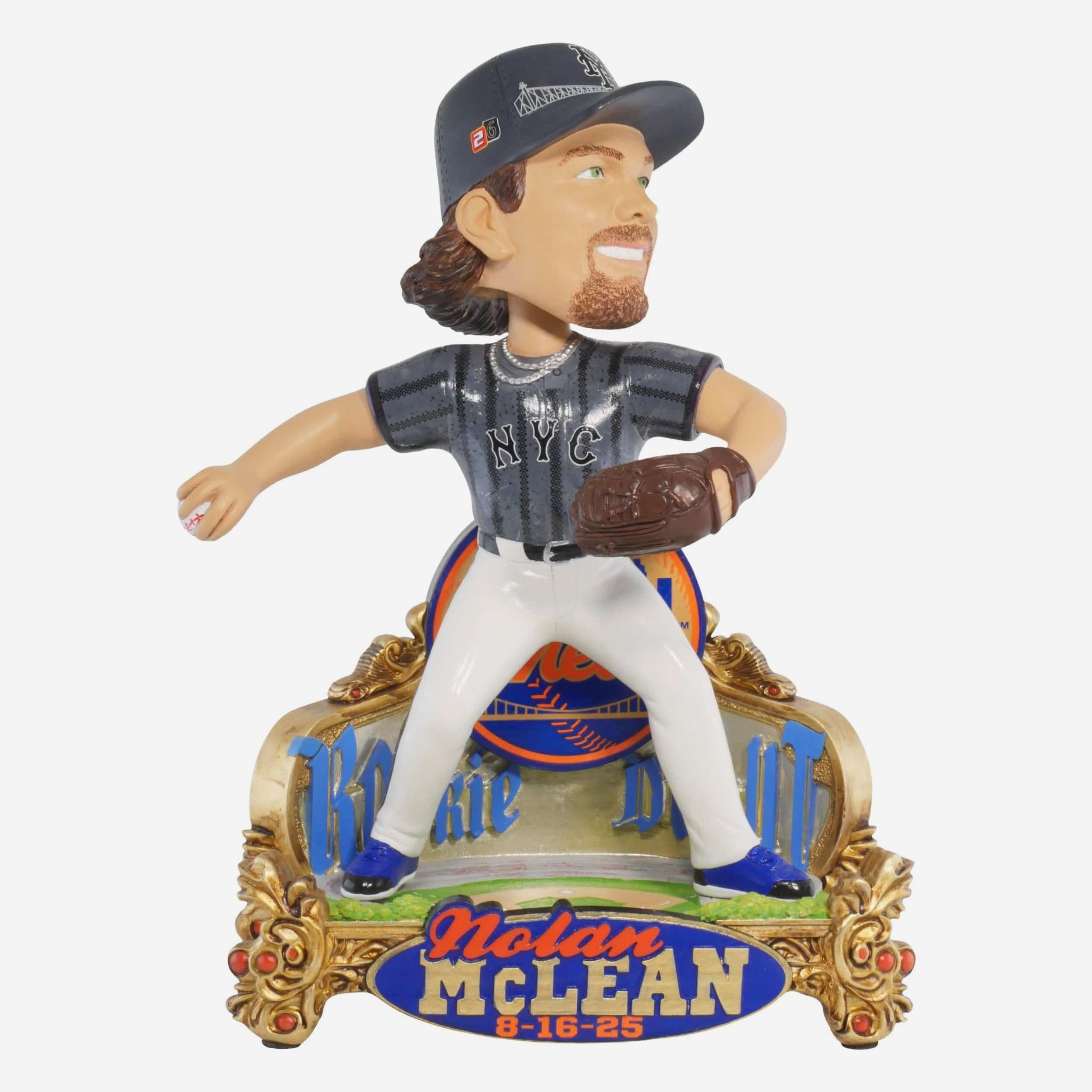 Nolan McLean New York Mets Rookie Debut Bobblehead FOCO