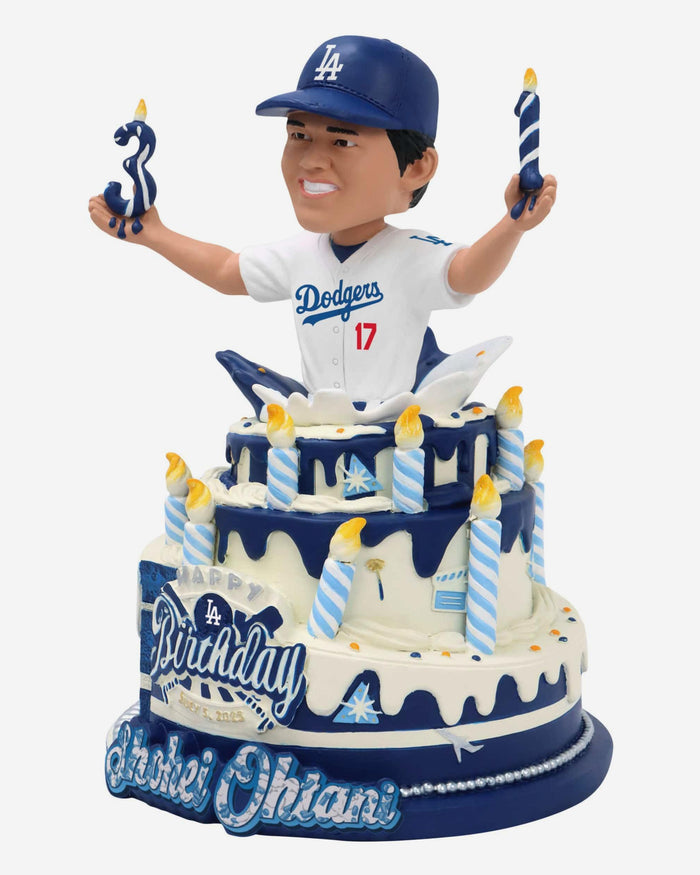 Shohei Ohtani Los Angeles Dodgers Birthday Bobblehead FOCO - FOCO.com