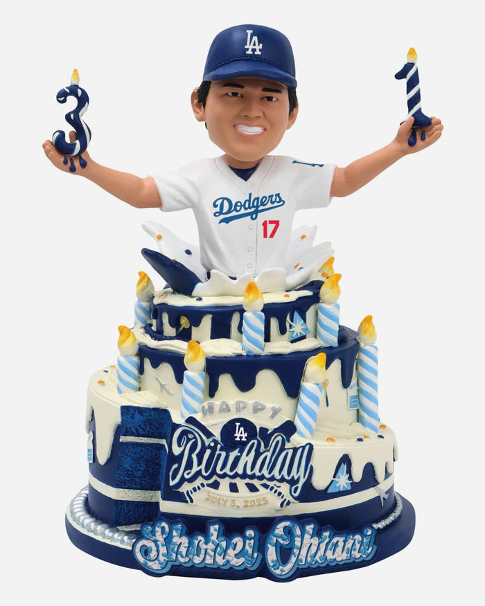 Shohei Ohtani Los Angeles Dodgers Birthday Bobblehead FOCO - FOCO.com