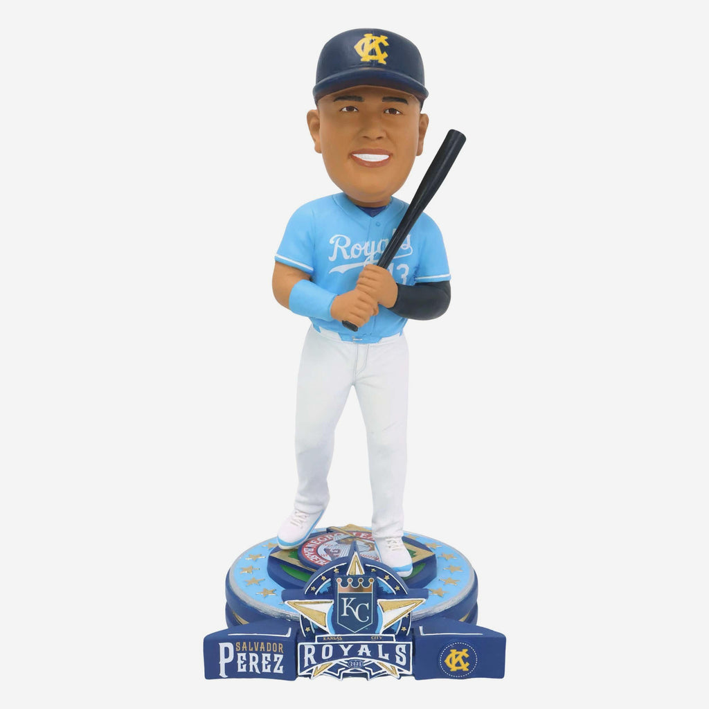 Salvador Perez Kansas City Royals Salute to the Negro Leagues Game Bobblehead FOCO - FOCO.com