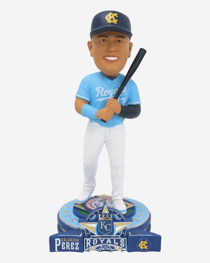 Salvador Perez Kansas City Royals Salute to the Negro Leagues Game Bobblehead FOCO - FOCO.com