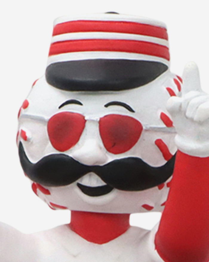 Elly De La Cruz & Mr Redlegs Cincinnati Reds 2025 MLB Speedway Classic Racetrack Dual Spinner Bobblehead FOCO - FOCO.com