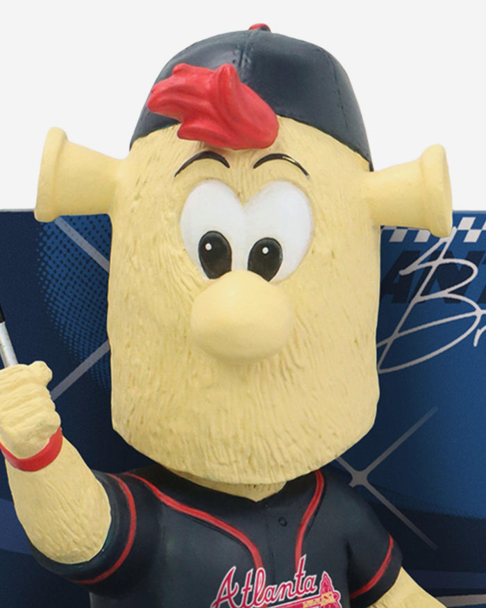 Blooper Atlanta Braves 2025 MLB Speedway Classic Mascot Bobblehead FOCO - FOCO.com