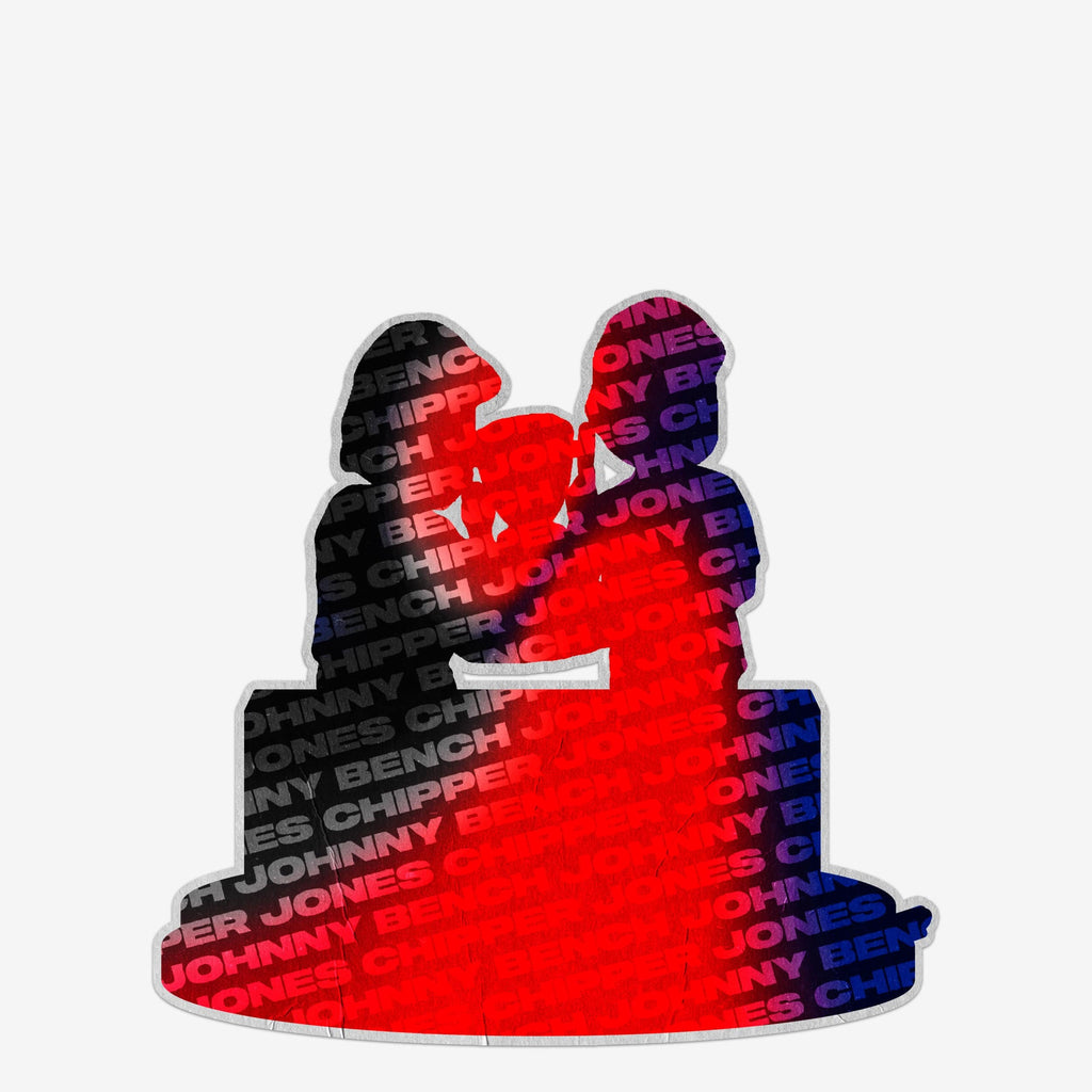 Johnny Bench & Chipper Jones 2025 MLB Speedway Classic Trophy Dual Bobblehead FOCO - FOCO.com