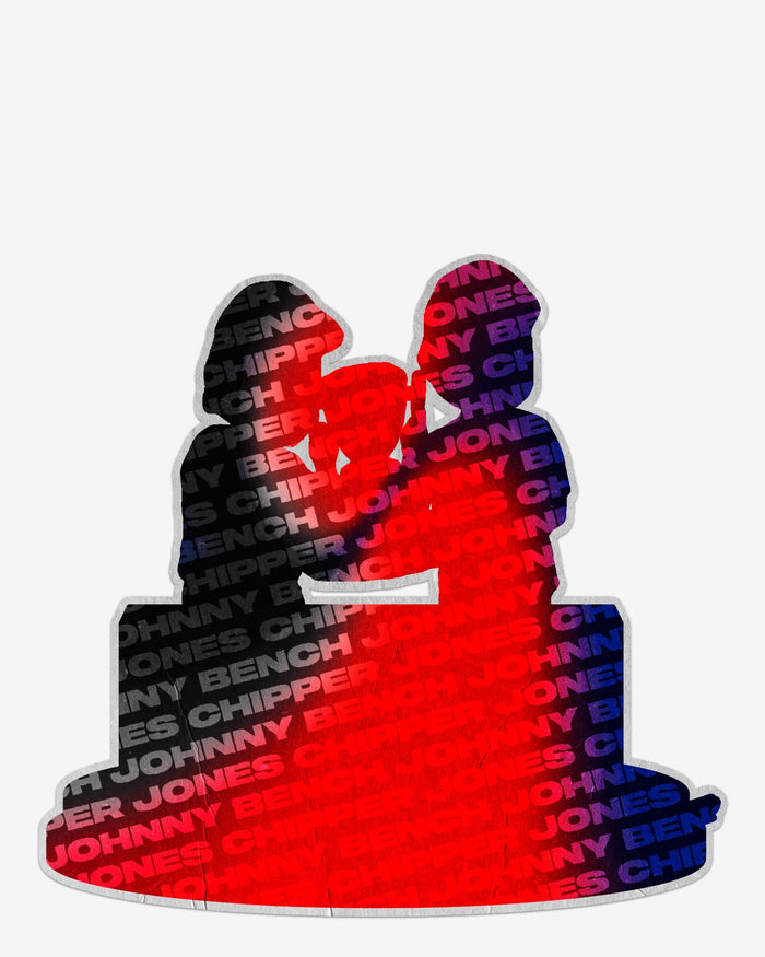 Johnny Bench & Chipper Jones 2025 MLB Speedway Classic Trophy Dual Bobblehead FOCO - FOCO.com