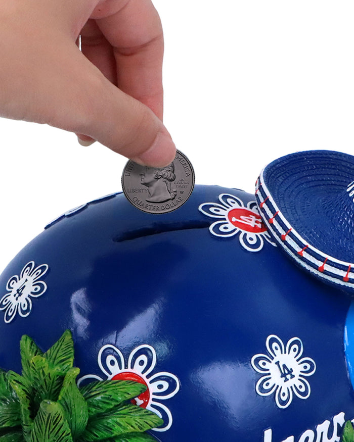 Los Angeles Dodgers Thematic Piggy Bank Bobbletail FOCO - FOCO.com
