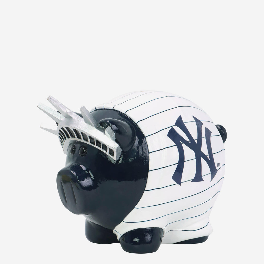 New York Yankees Thematic Piggy Bank Bobbletail FOCO - FOCO.com