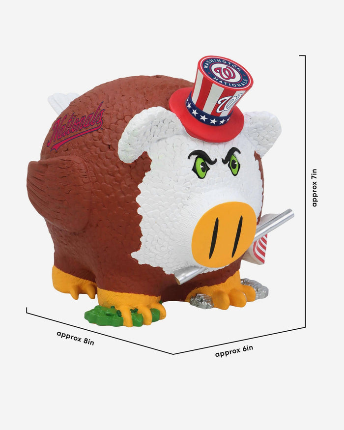 Washington Nationals Thematic Piggy Bank Bobbletail FOCO - FOCO.com