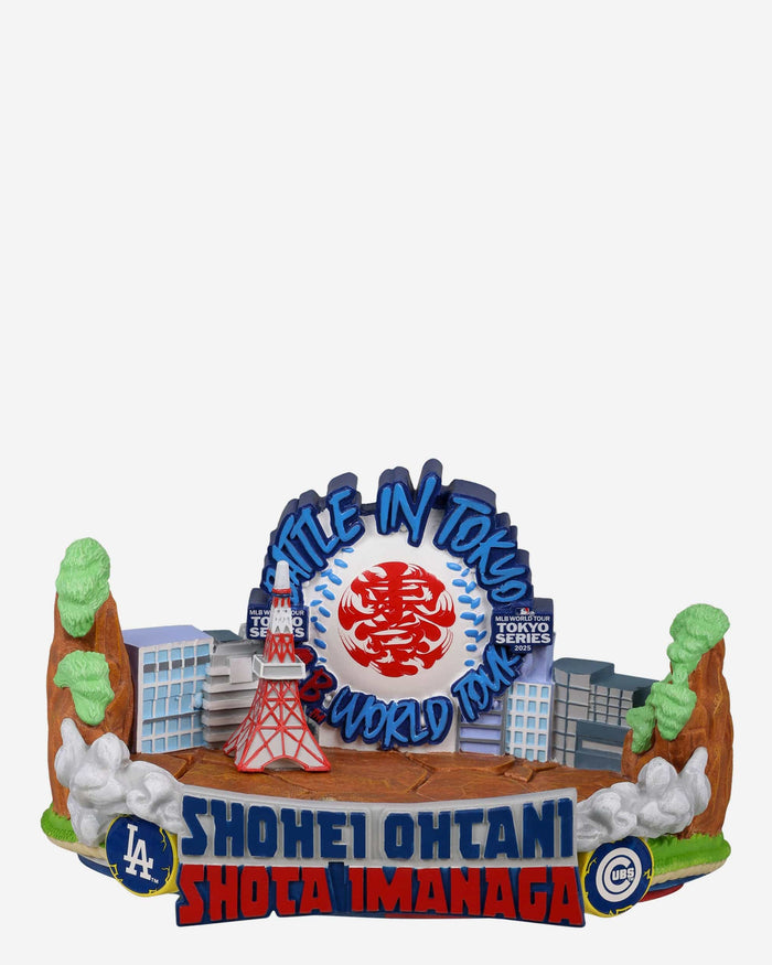 Shohei Ohtani & Shota Imanaga Los Angeles Dodgers & Chicago Cubs 2025 Tokyo Series Battle In Tokyo Dual Bobblehead FOCO - FOCO.com