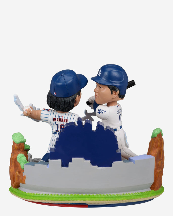 Shohei Ohtani & Shota Imanaga Los Angeles Dodgers & Chicago Cubs 2025 Tokyo Series Battle In Tokyo Dual Bobblehead FOCO - FOCO.com