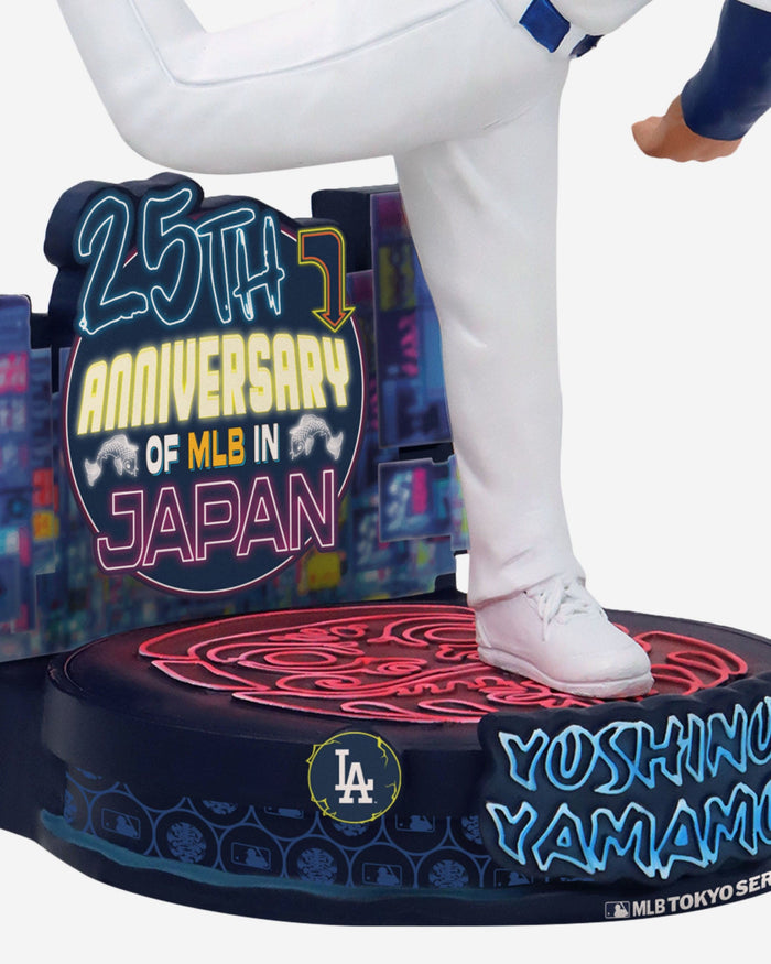 Yoshinobu Yamamoto Los Angeles Dodgers 2025 MLB in Japan 25th Anniversary Bobblehead FOCO - FOCO.com