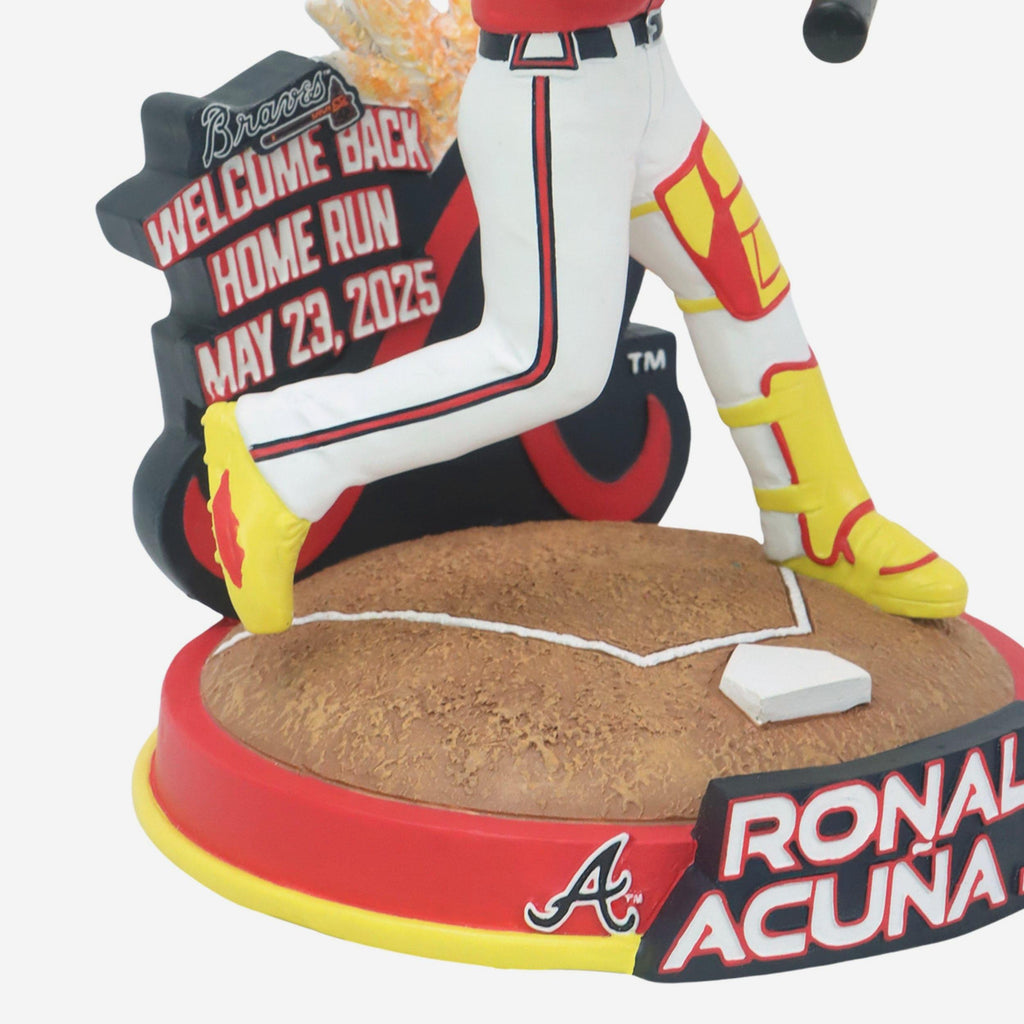 Ronald Acuna Jr Atlanta Braves Welcome Back Home Run Bobblehead FOCO
