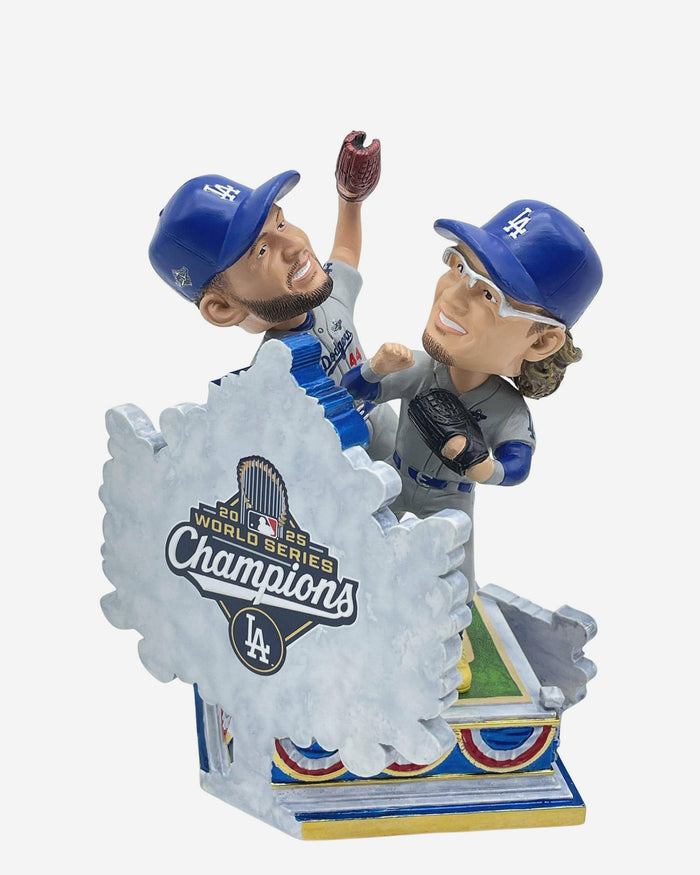Andy Pages & Kike Hernandez Los Angeles Dodgers 2025 World Series Game 7 Mini Bobblehead Scene FOCO - FOCO.com