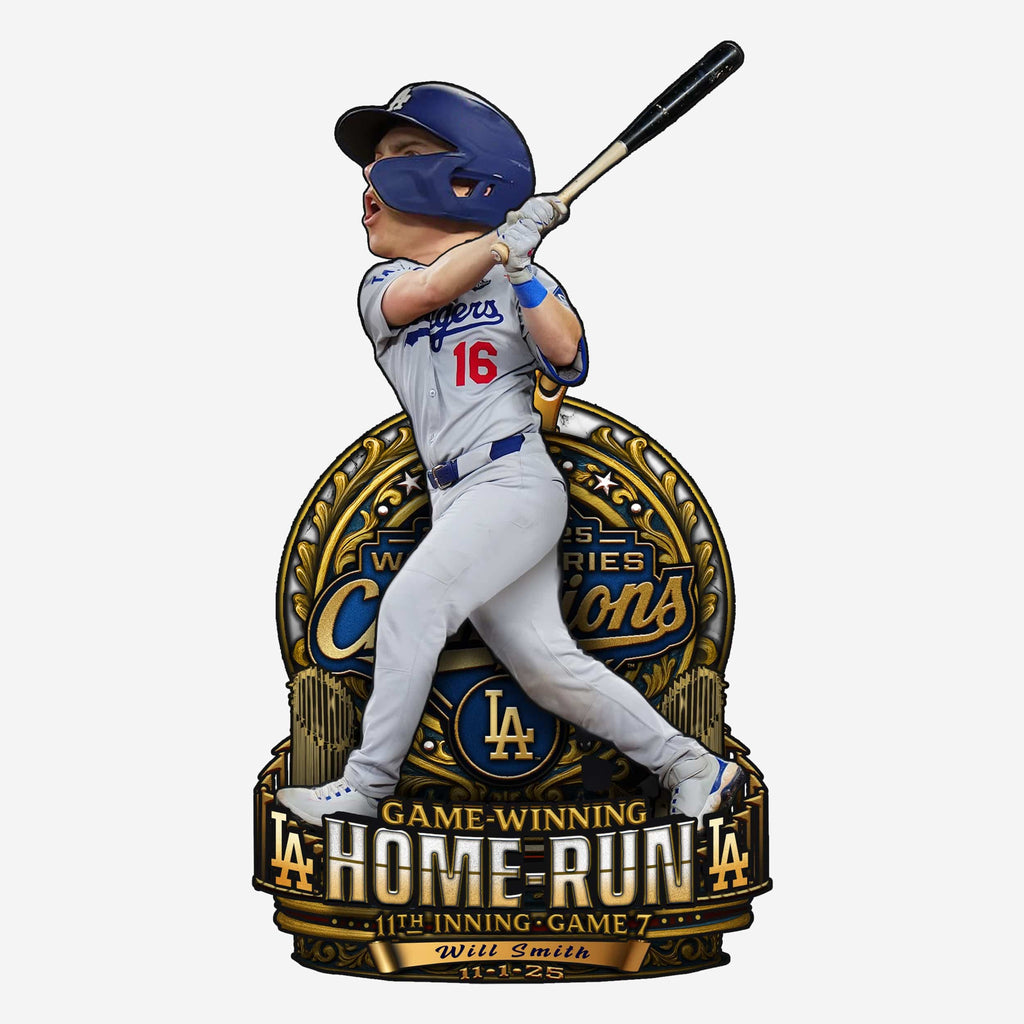 Will Smith Los Angeles Dodgers 2025 World Series Game 7 Winning Home Run Bobblehead FOCO - FOCO.com
