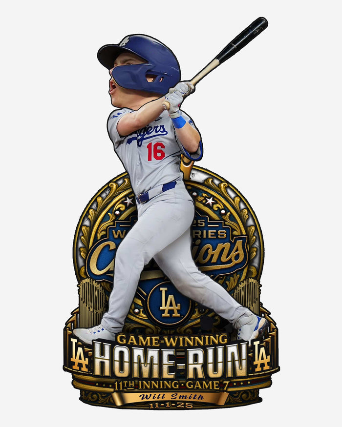 Will Smith Los Angeles Dodgers 2025 World Series Game 7 Winning Home Run Bobblehead FOCO - FOCO.com