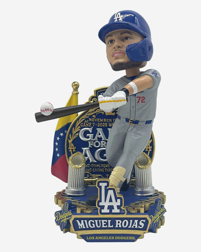 Miguel Rojas Los Angeles Dodgers 2025 World Series Historic Game 7