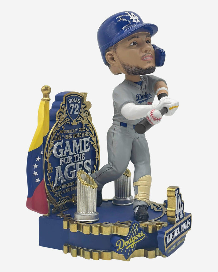 Miguel Rojas Los Angeles Dodgers 2025 World Series Historic Game 7
