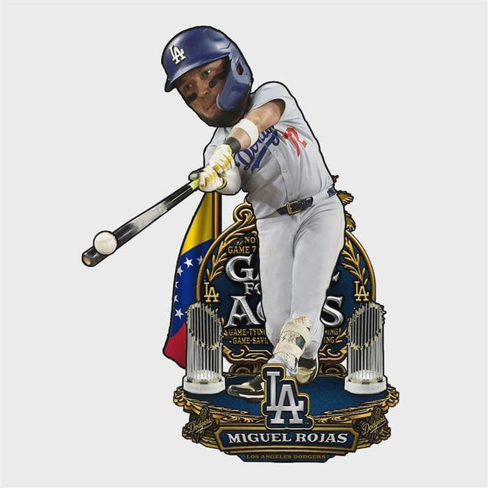 Miguel Rojas Los Angeles Dodgers 2025 World Series Historic Game 7 Bobblehead FOCO - FOCO.com
