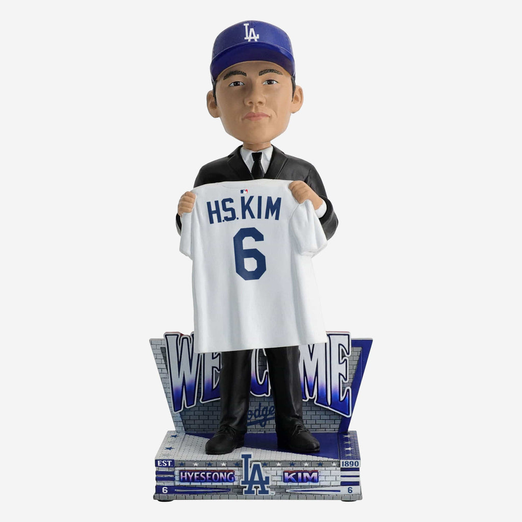 Hyeseong Kim Los Angeles Dodgers Welcome to the Team Bobblehead FOCO - FOCO.com