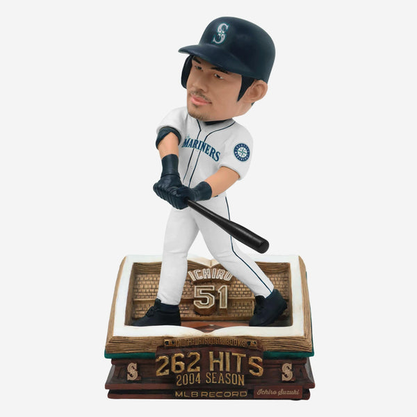記念グッズ Ichiro Seattle Mariners Bobblehead Ichiro Suzuki Seattle Mariners Single-Season Hits Record Book