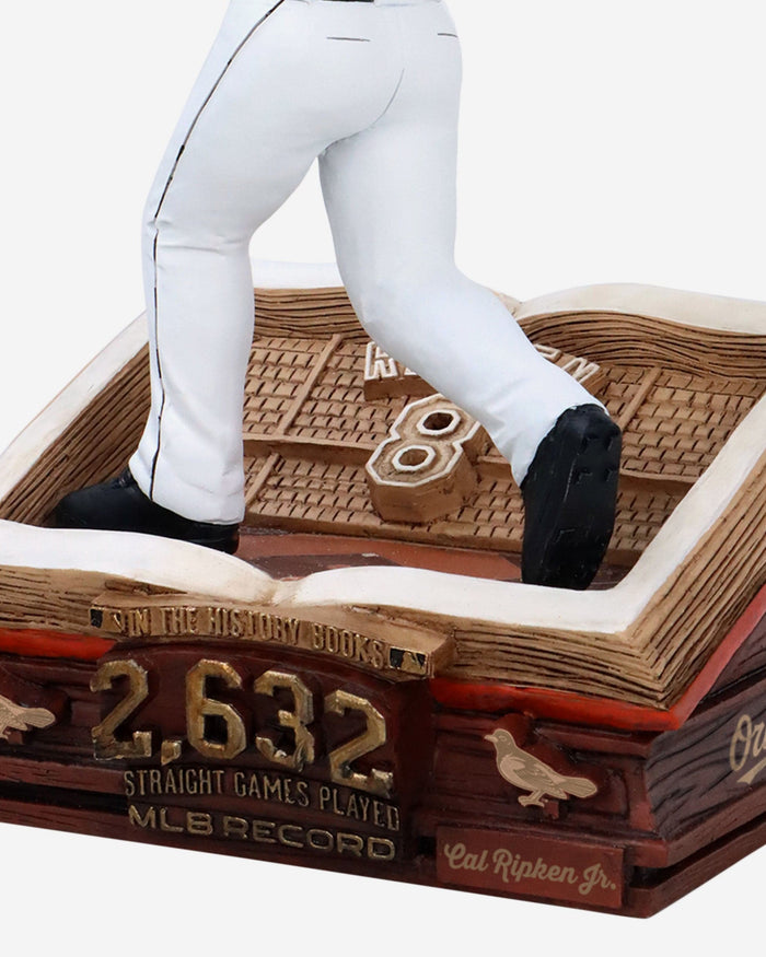 Cal Ripken Jr Baltimore Orioles Consecutive Games Played Record Book Bobblehead FOCO - FOCO.com