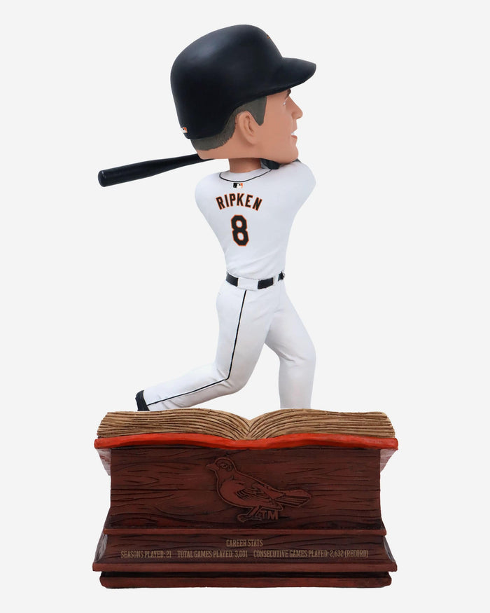 Cal Ripken Jr Baltimore Orioles Consecutive Games Played Record Book Bobblehead FOCO - FOCO.com