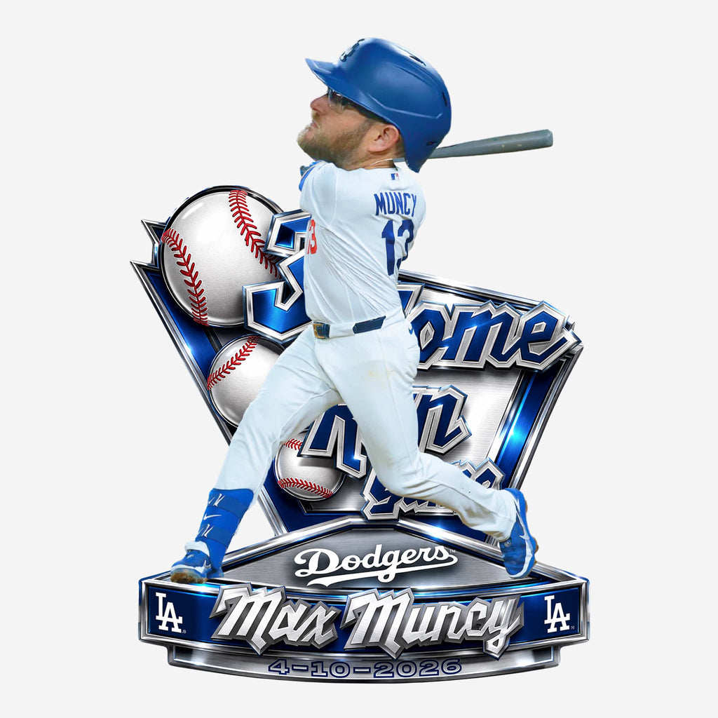 Max Muncy Los Angeles Dodgers 3 Home Run Historical Game Bobblehead FOCO - FOCO.com