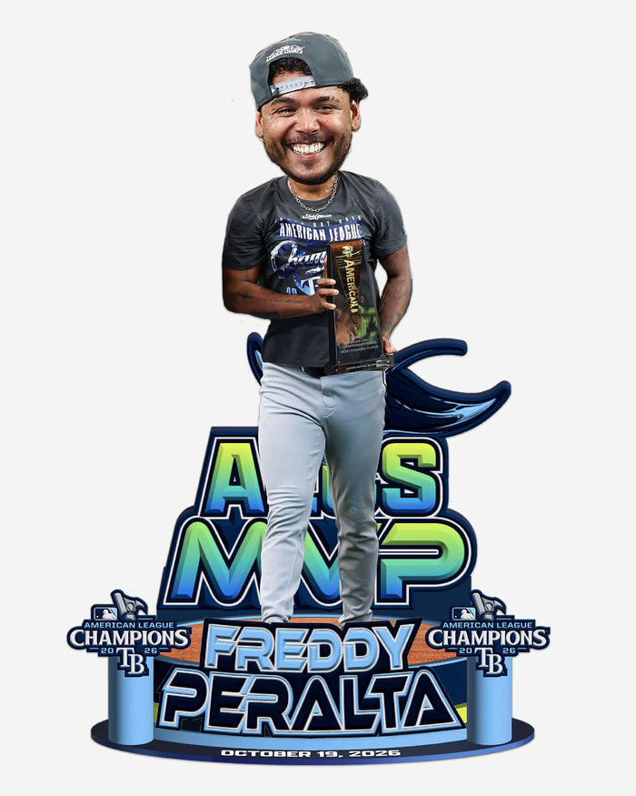Freddy Peralta Tampa Bay Rays 2026 ALCS MVP Bobblehead FOCO - FOCO.com