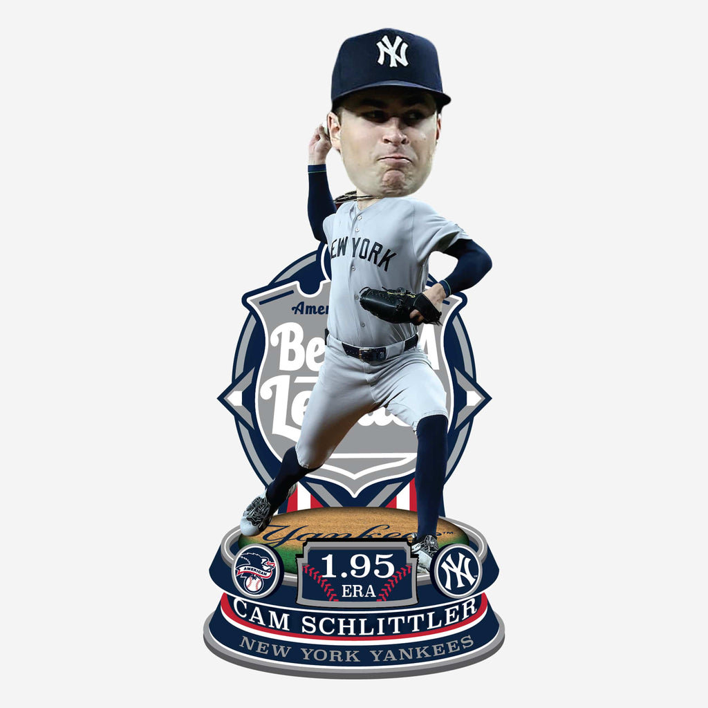Cam Schlittler New York Yankees 2026 AL Best ERA Bobblehead FOCO - FOCO.com