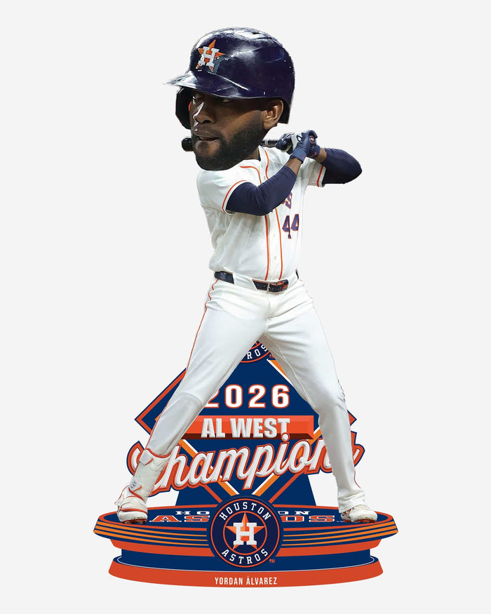 Yordan Alvarez Houston Astros AL West Division Winner Bobblehead FOCO - FOCO.com